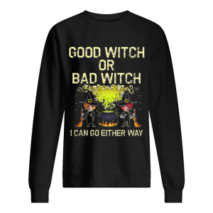 Good or Bad Witch Cute Womens Halloween shirt