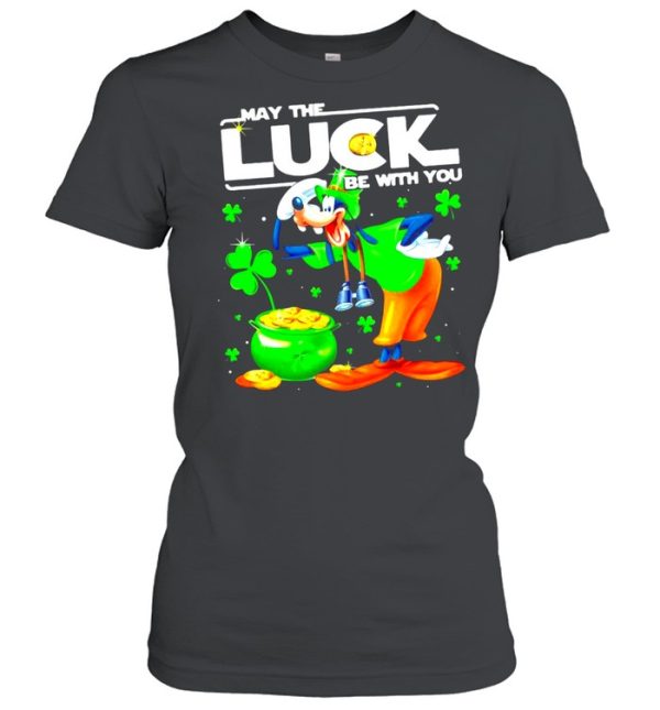 Goofy May The Luck Be With You St. Patrick’s Day T-shirt