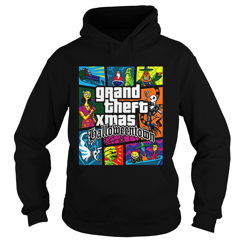 Grand Theft Xmas Halloween Town shirt Grand Theft Xmas Halloween Town shirt
