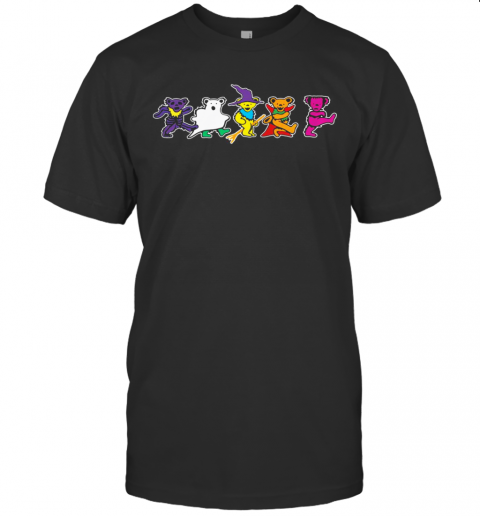 Grateful Dead Dancing Bears Halloween T-Shirt Grateful Dead Dancing Bears Halloween T-Shirt