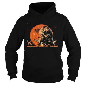 Great Vintage Witch and Moon Halloween shirt