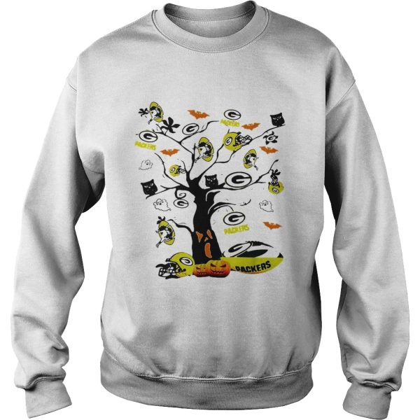 Green Bay Packers tree Halloween shirt