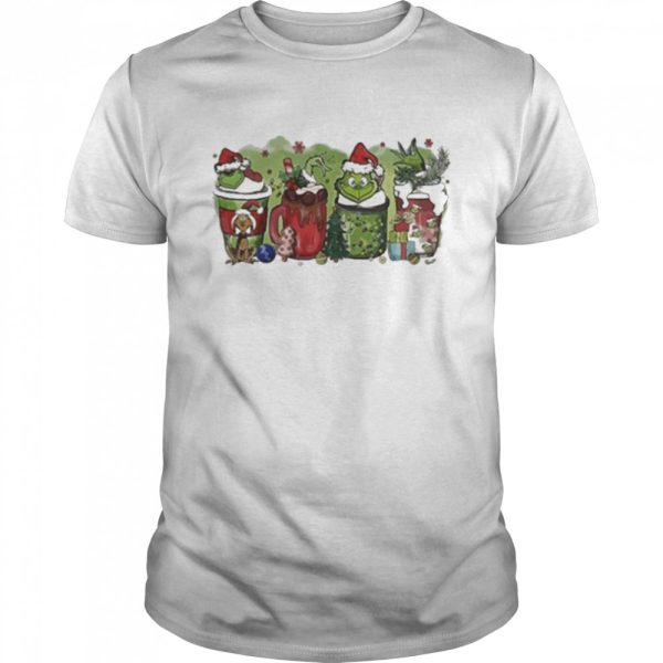 Grinch Coffee Merry Latte Ugly Christmas Shirt