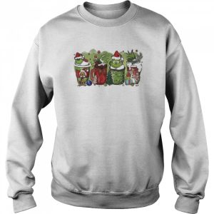 Grinch Coffee Merry Latte Ugly Christmas Shirt 4