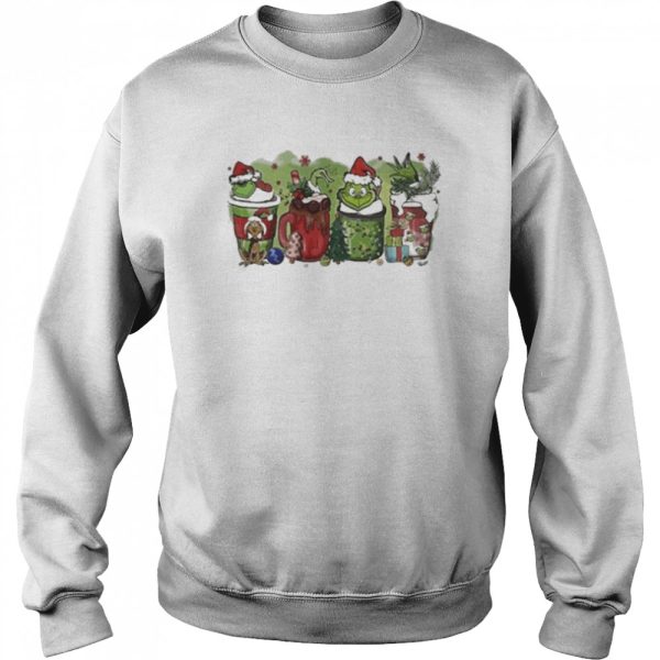 Grinch Coffee Merry Latte Ugly Christmas Shirt