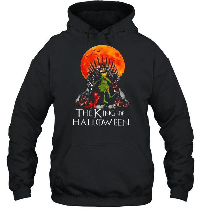 Grinch Game Of Thrones The King Of Halloween 2021 shirt Grinch Game Of Thrones The King Of Halloween 2021 shirt