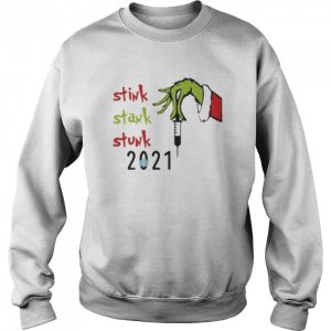 Grinch Hand stink stank stunk 2021 christmas shirt 4