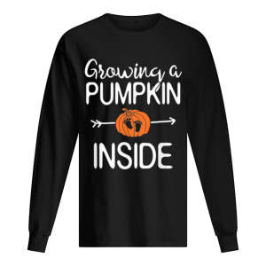 Growing a pumpkin inside pregnancy Pregnant halloween mom shirt
