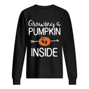 Growing a pumpkin inside pregnancy Pregnant halloween mom shirt