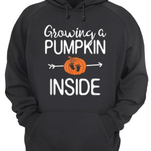 Growing a pumpkin inside pregnancy Pregnant halloween mom shirt 3