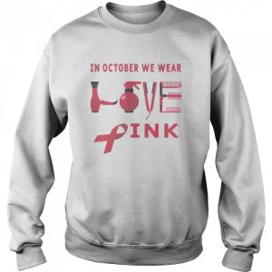 Hairstylist Breast Cancer Awareness Halloween Hairdresser shirt