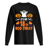 Halloween 18th Birthday Boo-thday T-Shirt