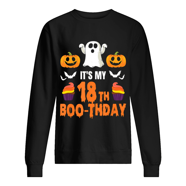 Halloween 18th Birthday Boo-thday T-Shirt Halloween 18th Birthday Boo-thday T-Shirt