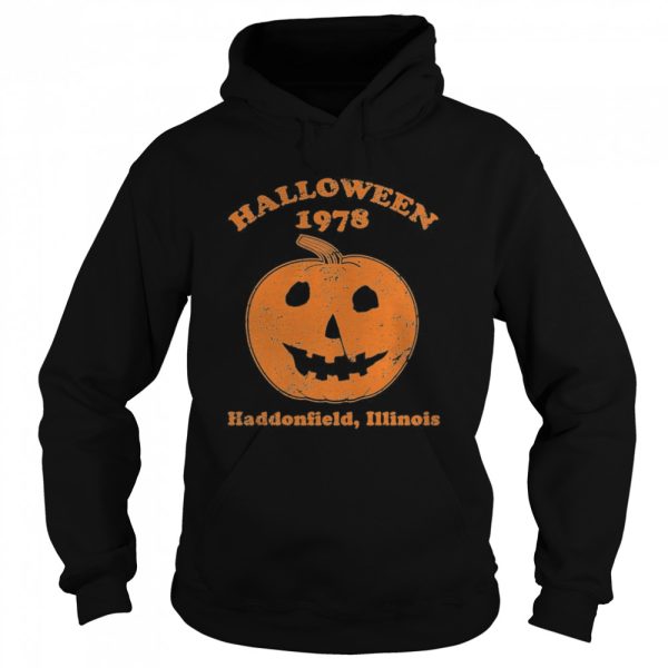 Halloween 1978 holiday spooky gift myers pumpkin haddonfield shirt
