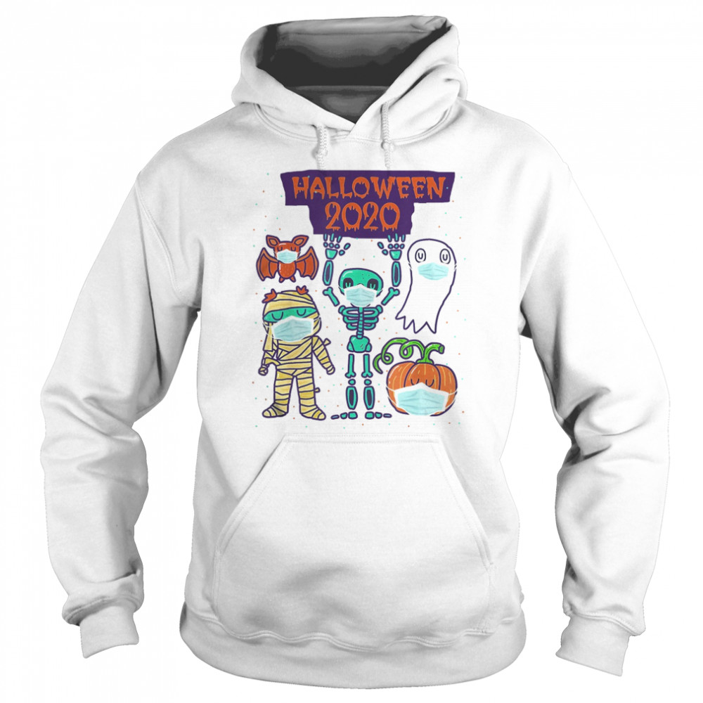 Halloween 2020 Skeleton Pumpkin Ghost Quarantine shirt Halloween 2020 Skeleton Pumpkin Ghost Quarantine shirt