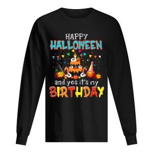 Halloween And Yes It’s My Birthday Awesome T-Shirt