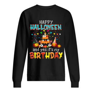 Halloween And Yes It’s My Birthday Awesome T-Shirt