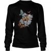 Halloween Artistic Rage Butterflies And Skull Tattoo Dia De Los Muertos shirt