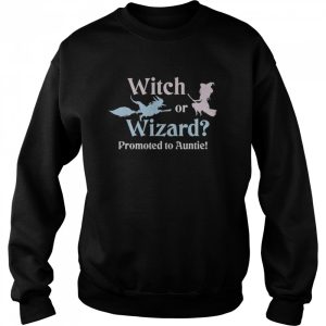Halloween Baby Reveal Promoted to Auntie shirt