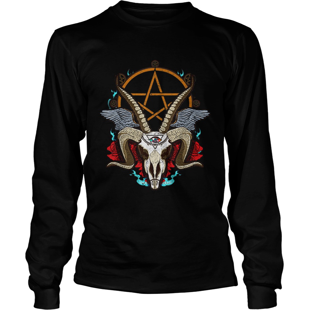 Halloween Baphomet Satanic Goat Ram Head Lucifer Eye shirt Halloween Baphomet Satanic Goat Ram Head Lucifer Eye shirt