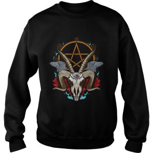 Halloween Baphomet Satanic Goat Ram Head Lucifer Eye shirt 3