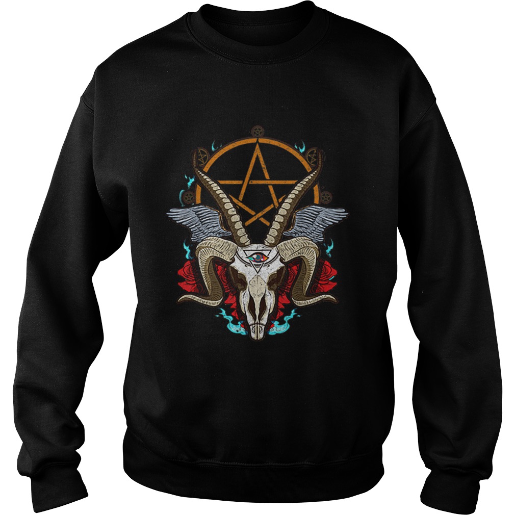 Halloween Baphomet Satanic Goat Ram Head Lucifer Eye shirt Halloween Baphomet Satanic Goat Ram Head Lucifer Eye shirt