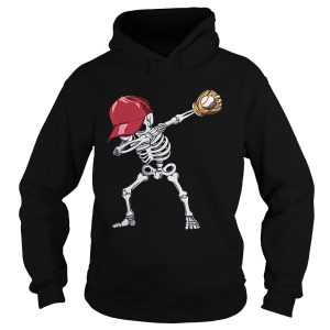 Halloween Baseball Dabbing Skeleton shirt