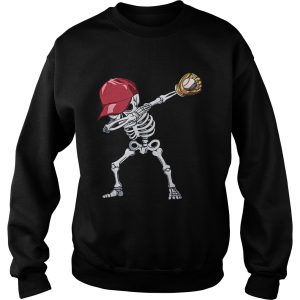 Halloween Baseball Dabbing Skeleton shirt 3