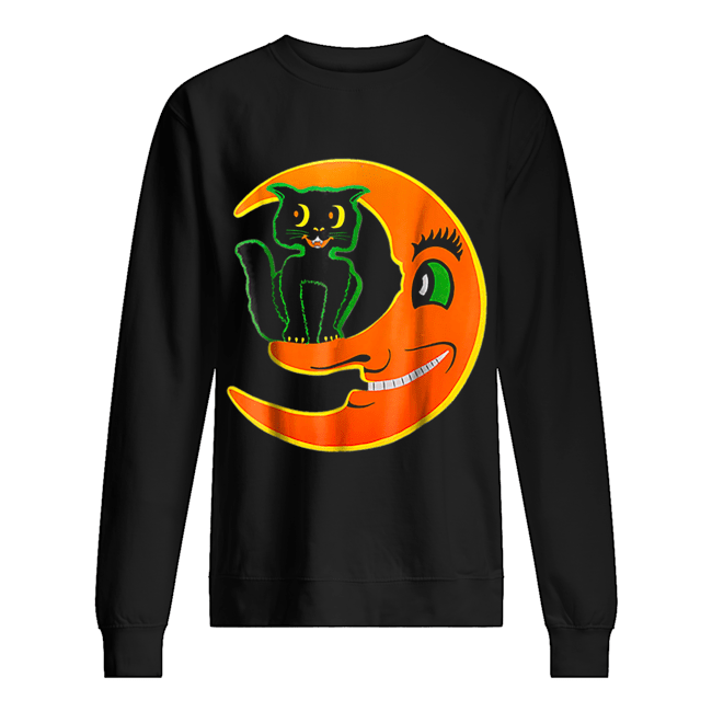 Halloween Beistle Cat on the Moon Horror Gift shirt Halloween Beistle Cat on the Moon Horror Gift shirt