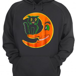 Halloween Beistle Cat on the Moon Horror Gift shirt 3