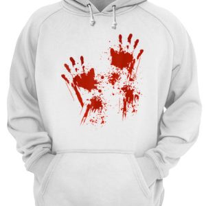 Halloween Blood Hands Costume Zombie Outfit shirt 3