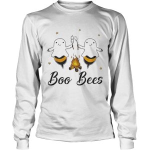Halloween Camping Fire Ghost Boo Bees Shirt