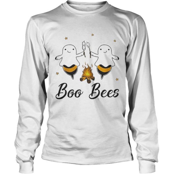 Halloween Camping Fire Ghost Boo Bees Shirt