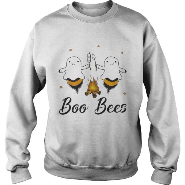 Halloween Camping Fire Ghost Boo Bees Shirt