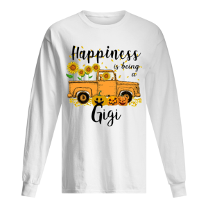 Halloween Car Pumpkin Happiness Is Being A Gigi T-Shirt
