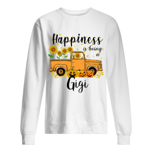 Halloween Car Pumpkin Happiness Is Being A Gigi T-Shirt