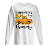 Halloween Car Pumpkin Happiness Is Being A Grammy T-Shirt