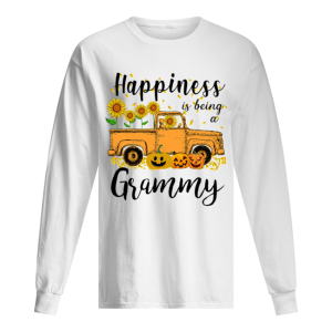 Halloween Car Pumpkin Happiness Is Being A Grammy T-Shirt