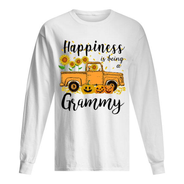 Halloween Car Pumpkin Happiness Is Being A Grammy T-Shirt