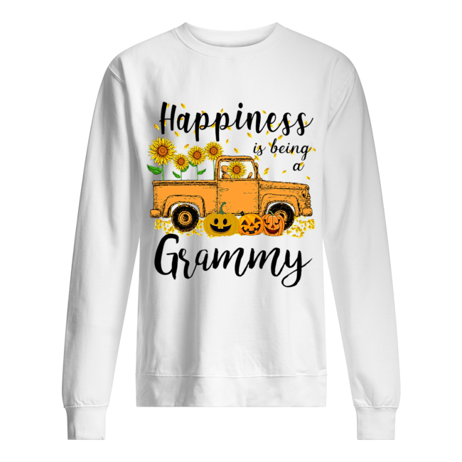 Halloween Car Pumpkin Happiness Is Being A Grammy T-Shirt Halloween Car Pumpkin Happiness Is Being A Grammy T-Shirt