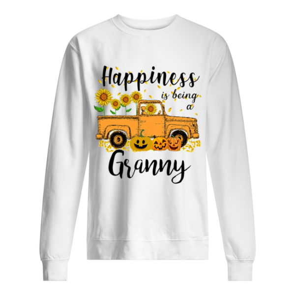 Halloween Car Pumpkin Happiness Is Being A Granny T-Shirt