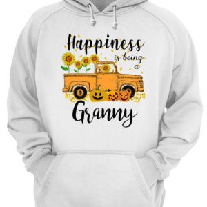 Halloween Car Pumpkin Happiness Is Being A Granny T Shirt 3
