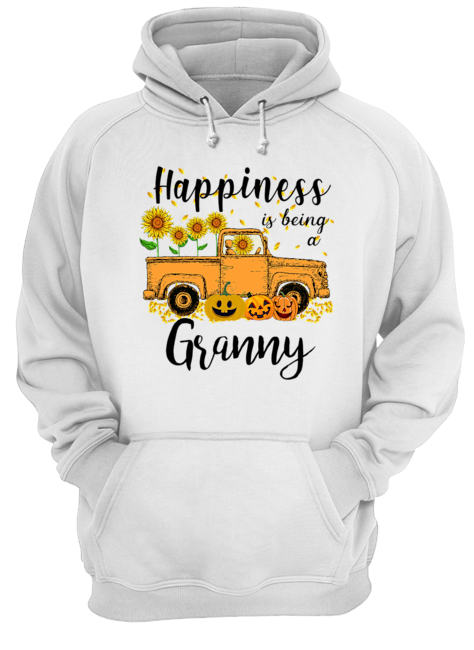 Halloween Car Pumpkin Happiness Is Being A Granny T-Shirt Halloween Car Pumpkin Happiness Is Being A Granny T-Shirt
