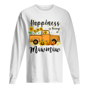 Halloween Car Pumpkin Happiness Is Being A Mawmaw T-Shirt