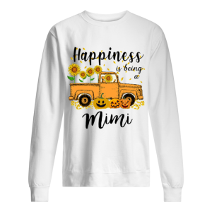 Halloween Car Pumpkin Happiness Is Being A Mimi T-Shirt
