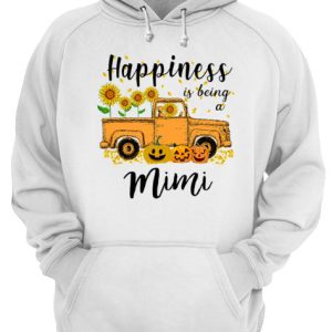 Halloween Car Pumpkin Happiness Is Being A Mimi T Shirt 3