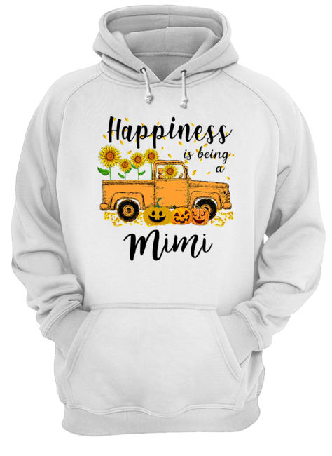 Halloween Car Pumpkin Happiness Is Being A Mimi T-Shirt Halloween Car Pumpkin Happiness Is Being A Mimi T-Shirt