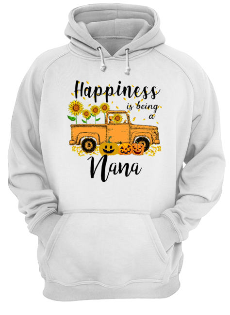 Halloween Car Pumpkin Happiness Is Being A Nana T-Shirt Halloween Car Pumpkin Happiness Is Being A Nana T-Shirt