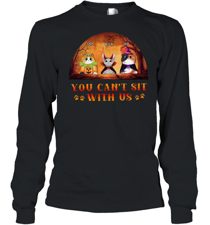Halloween Cat Cosplay You Can’t Sit With Us Vintage T-shirt Halloween Cat Cosplay You Can’t Sit With Us Vintage T-shirt