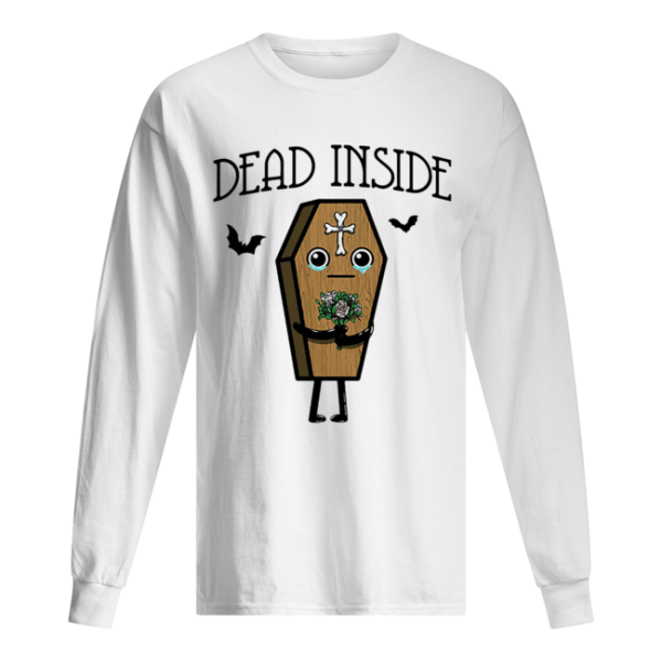 Halloween Coffin dead inside shirt